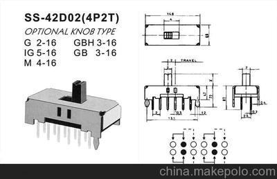 拔動(dòng)開關(guān)Slide switch SS-42D02 產(chǎn)品詳解與東莞市正翔電子專業(yè)供應(yīng)
